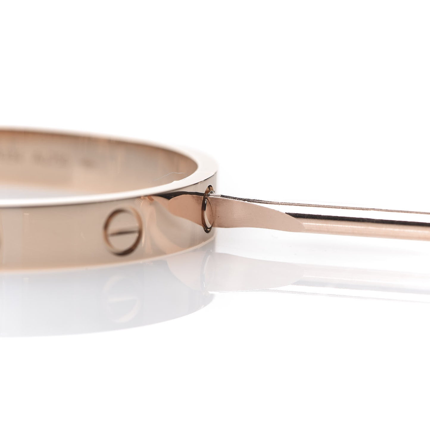 18K Pink Gold LOVE Bracelet 16