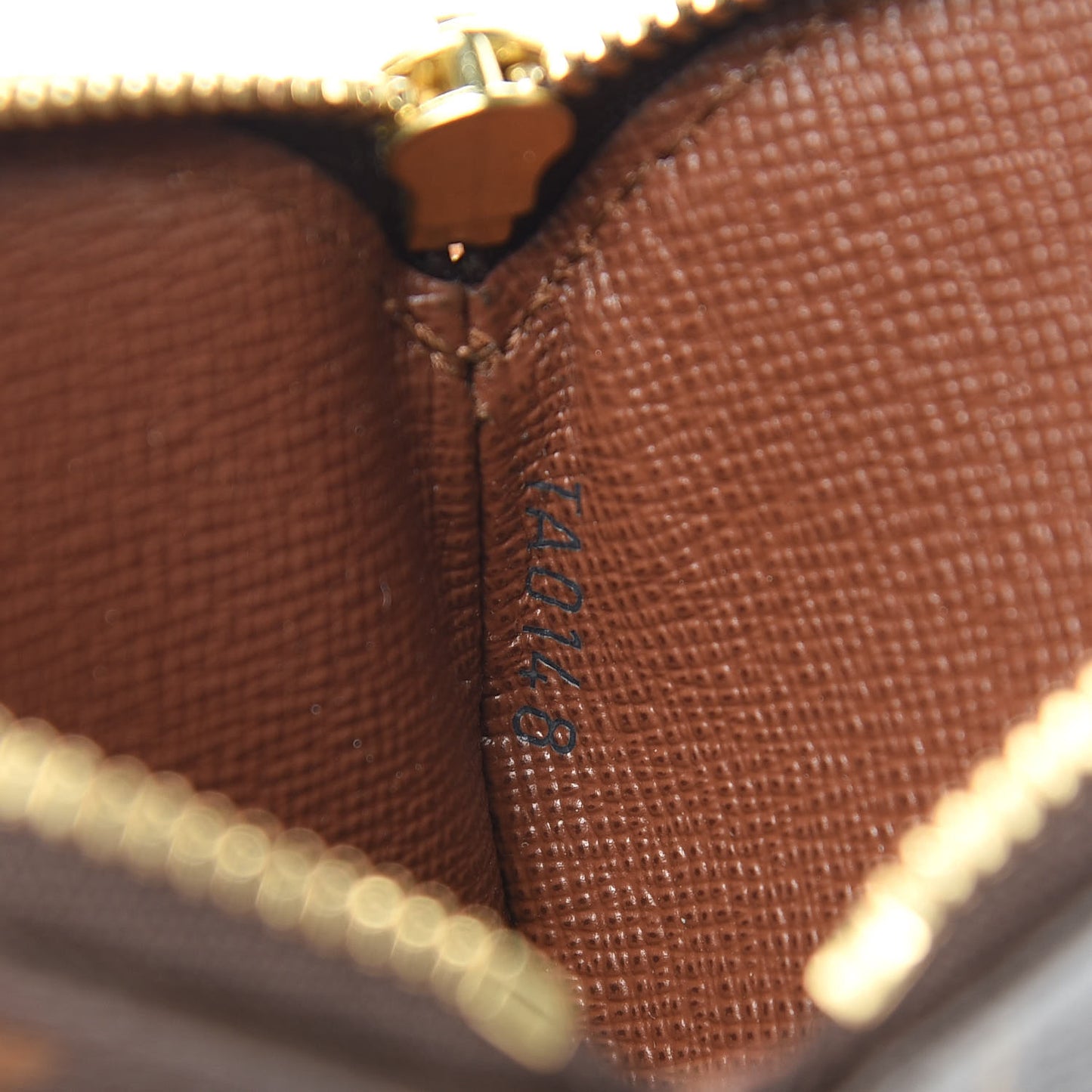 Monogram Round Coin Purse