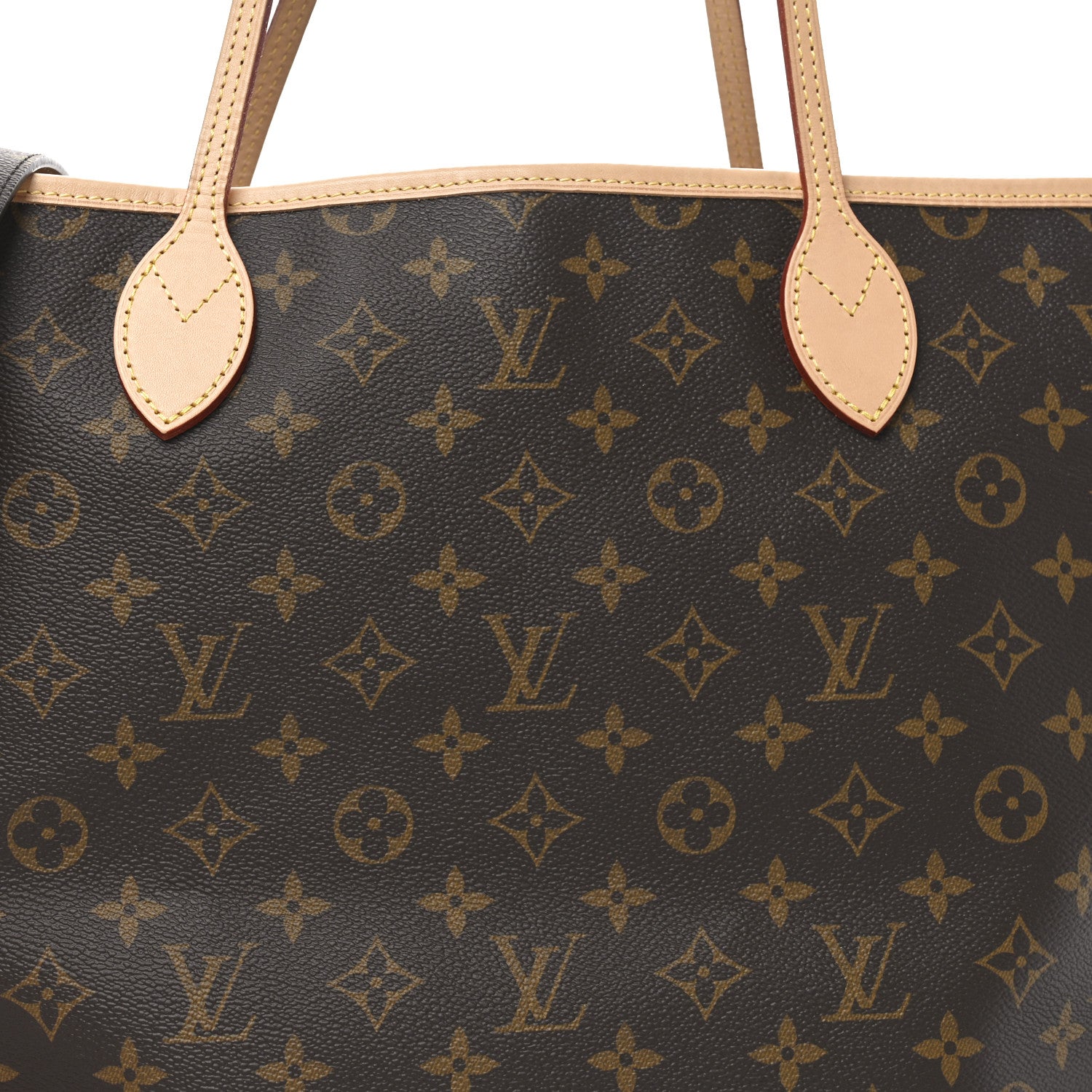 Louis Vuitton Monogram Stamped Inside Out Neverfull Bandouliere GM Beige 7 of 9
