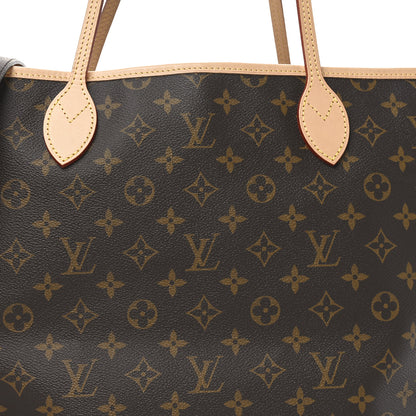 Louis Vuitton Monogram Stamped Inside Out Neverfull Bandouliere GM Beige 7 of 9