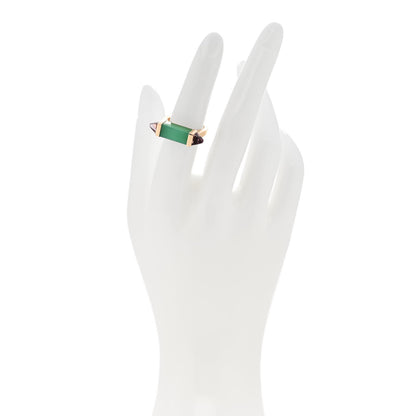 Cartier 18K Pink Gold Chrysoprase Amethyst Les Berlingots de Cartier Ring 52 6 2 of 6