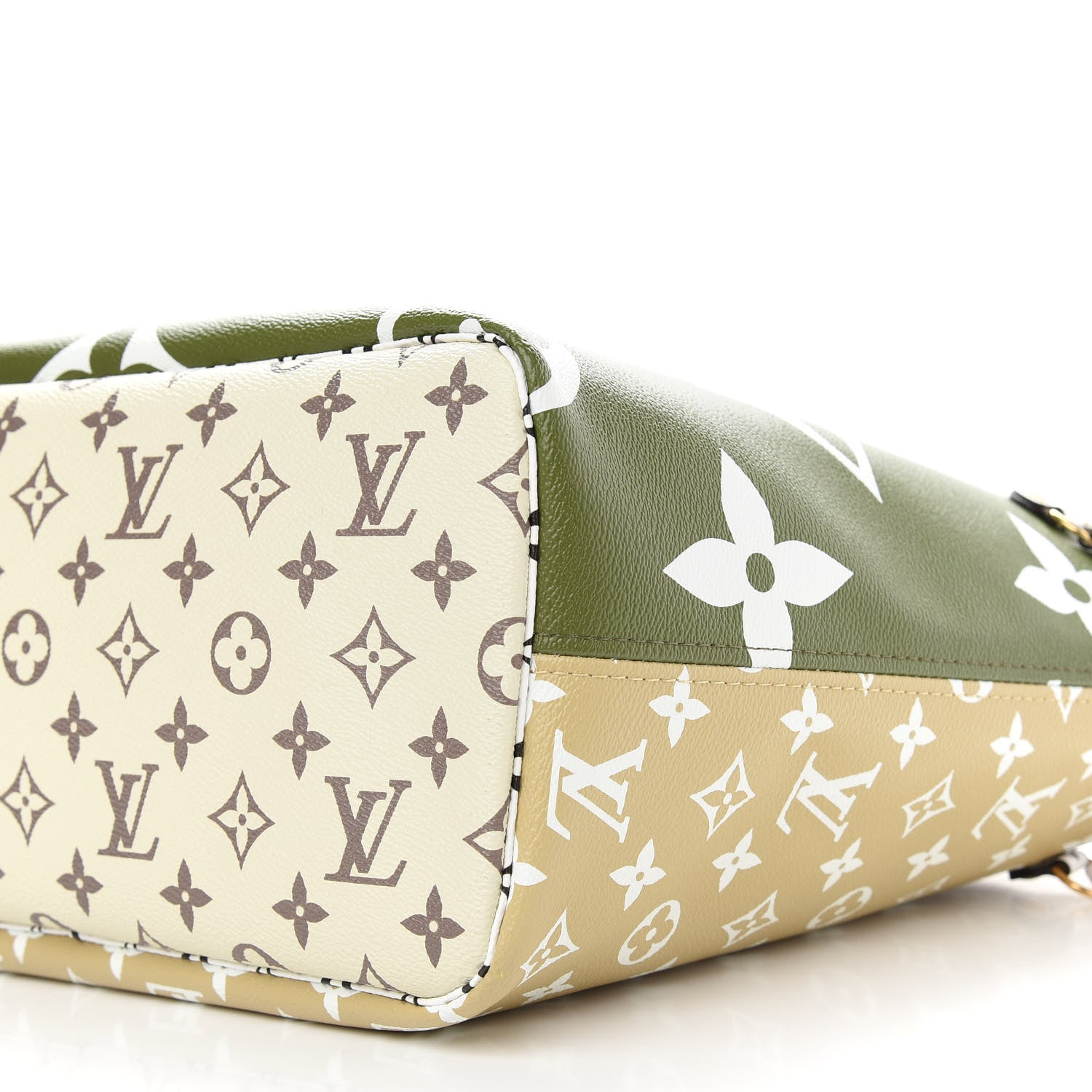 Louis Vuitton Monogram Giant Neverfull MM Kaki 9 of 9