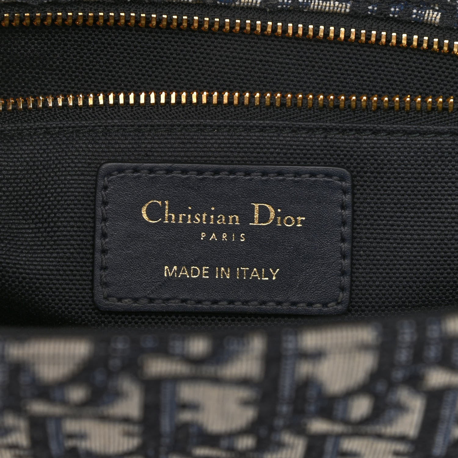 Christian Dior Oblique 30 Montaigne Flap Bag Blue 6 of 10