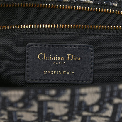 Christian Dior Oblique 30 Montaigne Flap Bag Blue 6 of 10