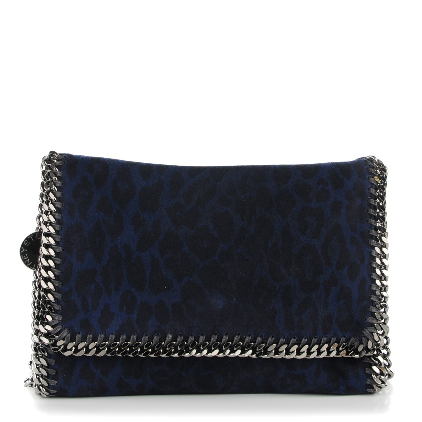 Linen Leopard Falabella Crossbody Blue