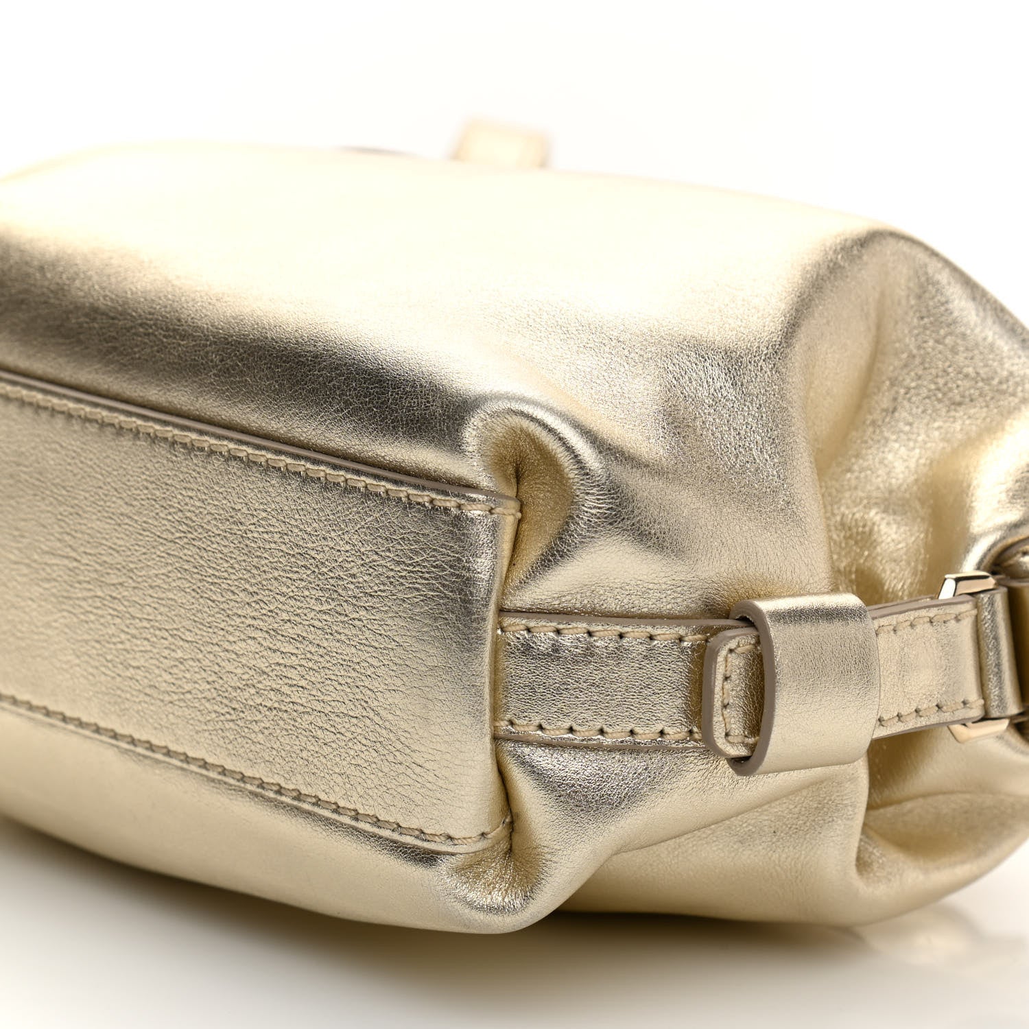 Givenchy Metallic Calfskin Micro Nightingale Gold 9 of 10