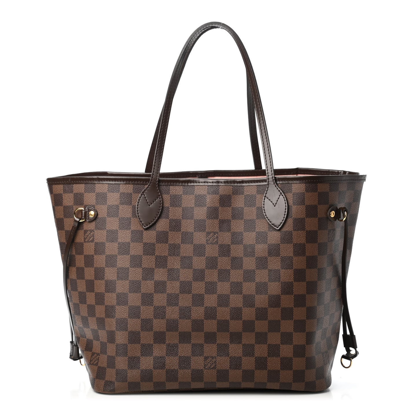 Damier Ebene Neo Neverfull MM Rose Ballerine