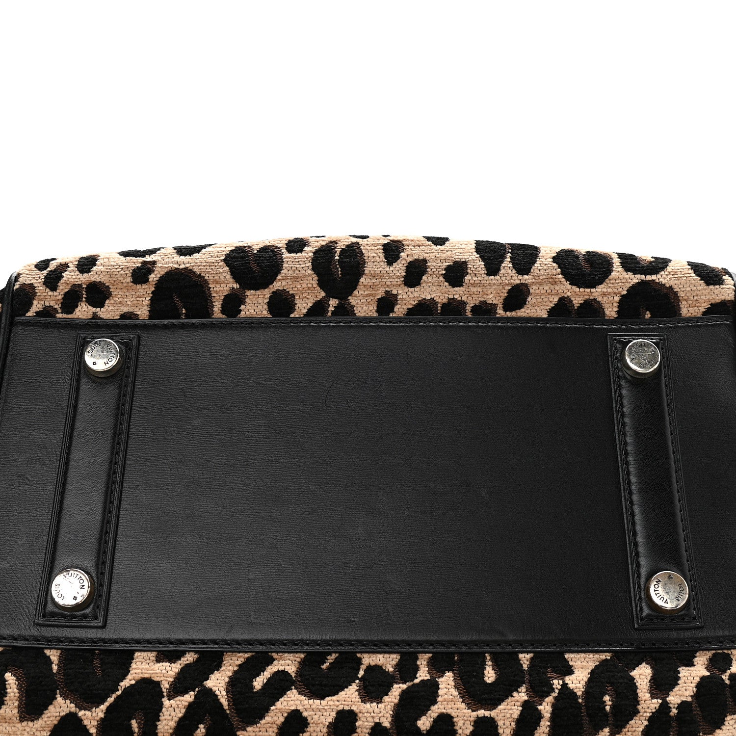 Louis Vuitton Jacquard Velvet Leopard Print Stephen Sprouse Speedy 9 of 9