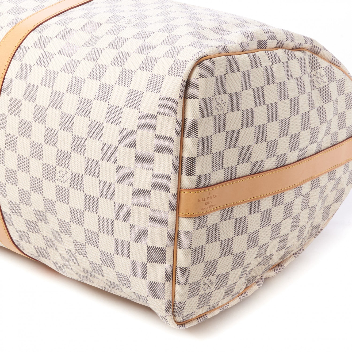 Louis Vuitton Damier Azur Keepall Bandouliere 55 5 of 11