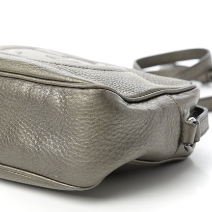 Gucci Metallic Pebbled Calfskin Small Soho Disco Bag Sasso 7 of 12