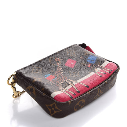 Louis Vuitton Monogram 2017 Christmas Animation Mini Pochette Accessories 4 of 7