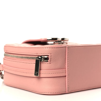 Chanel Lambskin Quilted Mini CC Box Camera Bag Pink 8 of 10