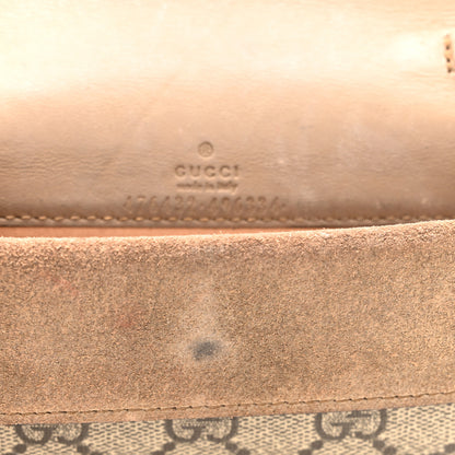 Gucci GG Supreme Monogram Super Mini Dionysus Shoulder Bag Taupe 10 of 11