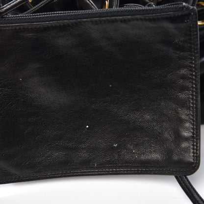 Chanel Lambskin CC Drawstring Shoulder Bag Black 10 of 11