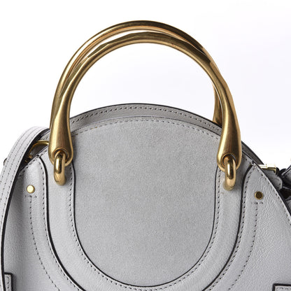 Chloe Calfskin Suede Small Pixie Bag Airy Grey 10 of 10