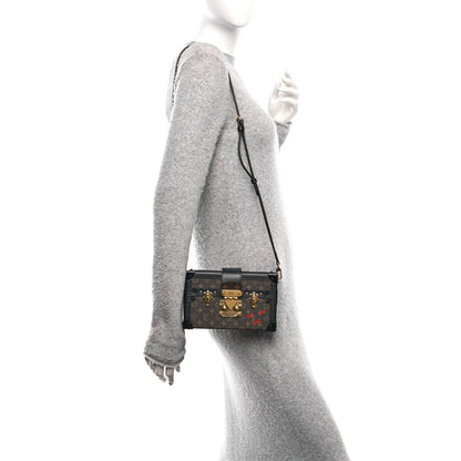 Louis Vuitton Monogram Petite Malle Black 2 of 11