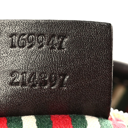 Gucci Monogram Medium New Britt Hobo Dark Brown 7 of 9