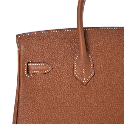 Hermes Togo Birkin 25 Gold 27 of 35