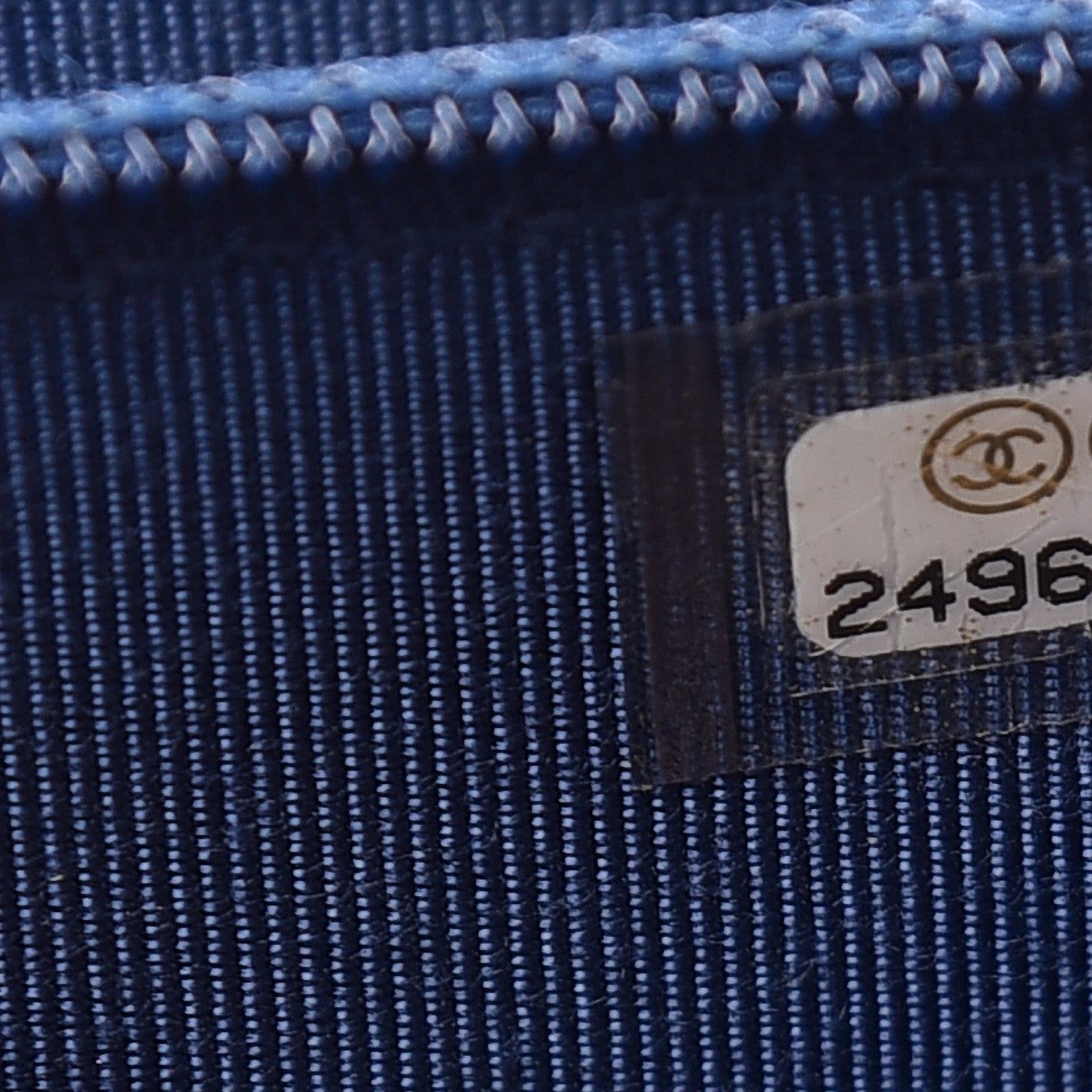 Chanel Caviar Quilted Square Wallet On Chain WOC Navy 9 of 10