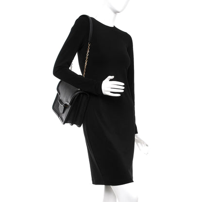 Alexander McQueen Calfskin Heroine Chain Satchel Black 2 of 9