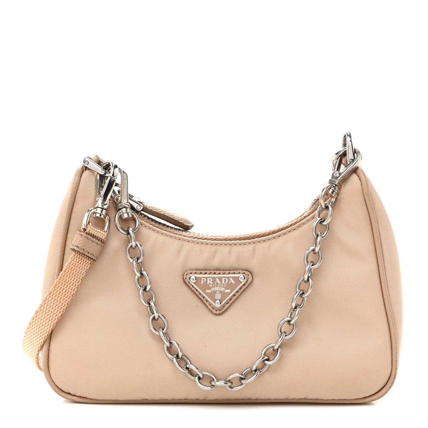 Prada Tessuto Nylon Saffiano Mini Re-Edition 2000 Shoulder Bag Cammeo 1 of 10