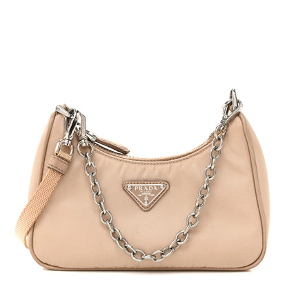 Prada Tessuto Nylon Saffiano Mini Re-Edition 2000 Shoulder Bag Cammeo 1 of 10