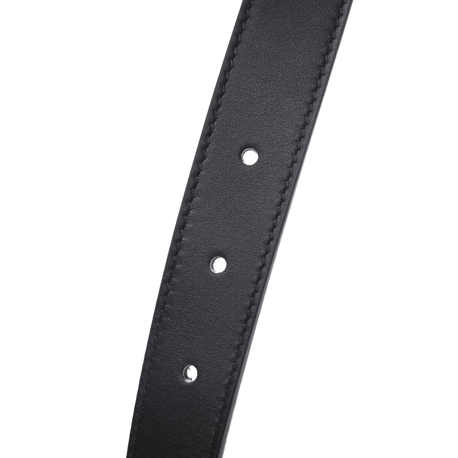 Gucci Calfskin Crystal Double G 30mm Belt 95 38 Black 4 of 5