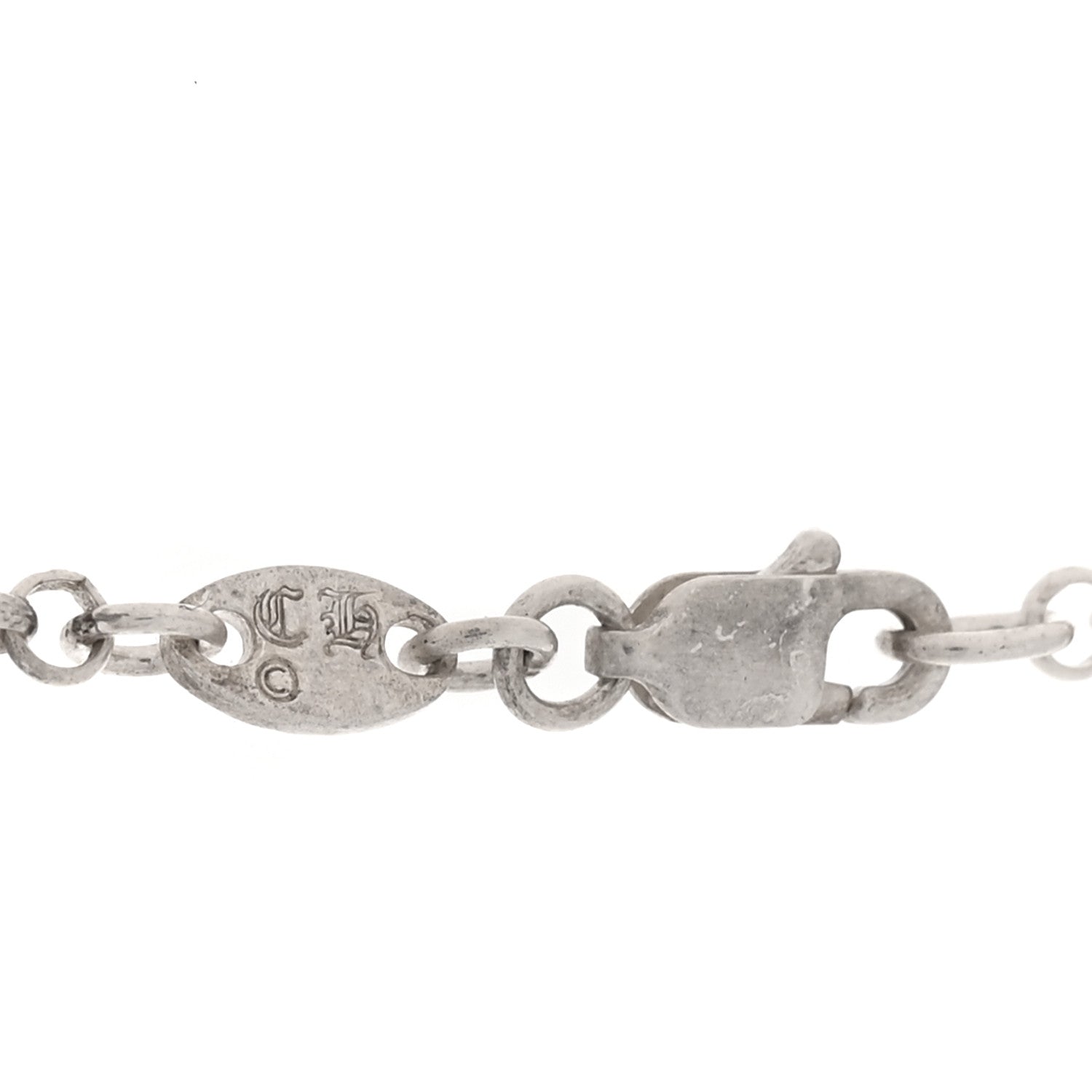 Chrome Hearts Sterling Silver Roll Chain Necklace 22" 4 of 5