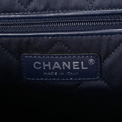Chanel Metallic Calfskin Quilted Chanel 22 Navy Blue 8 of 10
