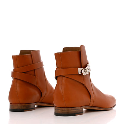 Hermes Calfskin Neo Low Boots 40 Natural 4 of 12