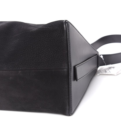 Loewe Nubuck Calfskin Berlingo Shoulder Bag Black 10 of 10