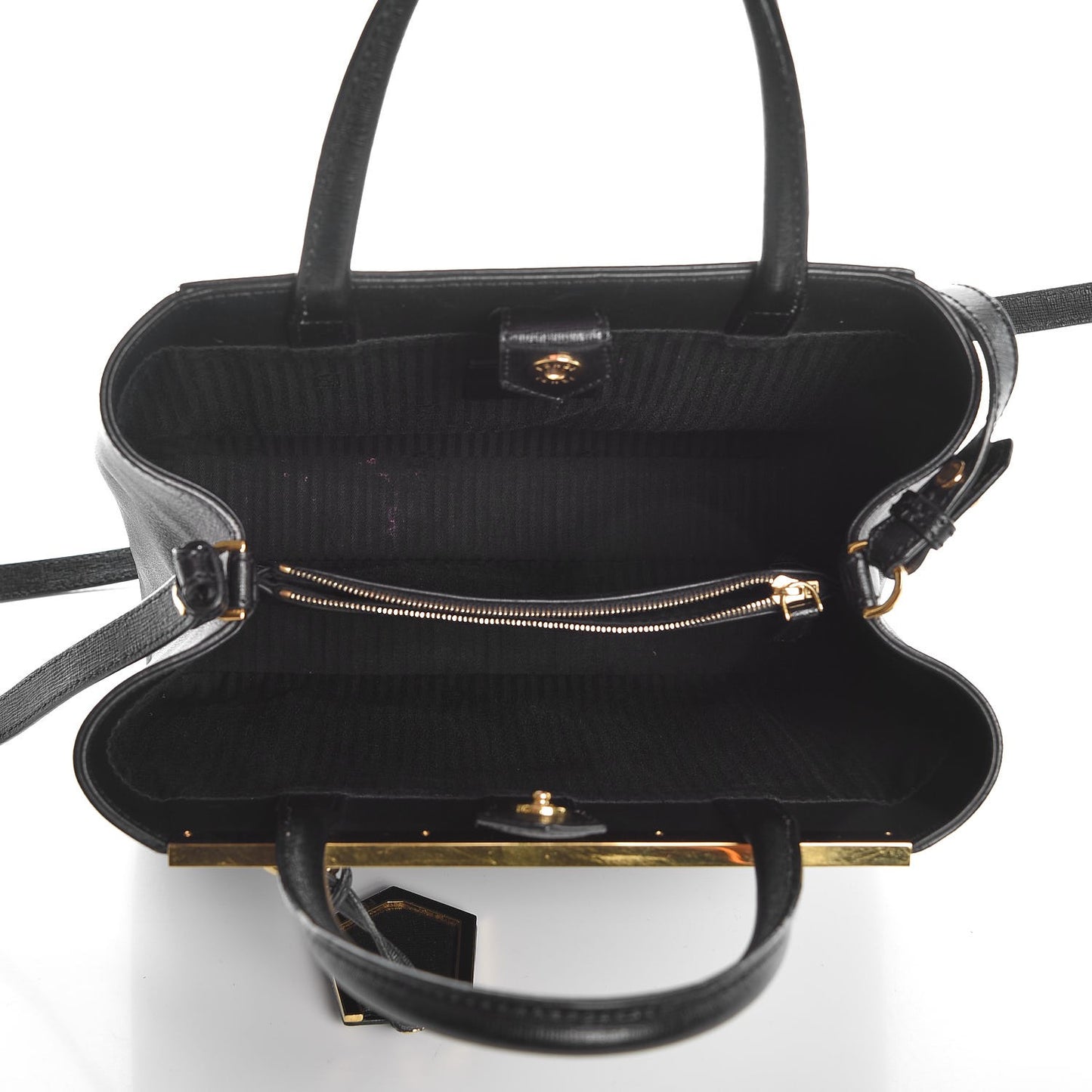 Vitello Elite Petite 2Jours Tote Black