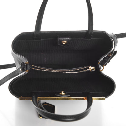 Fendi Vitello Elite Petite 2Jours Tote Black 5 of 8