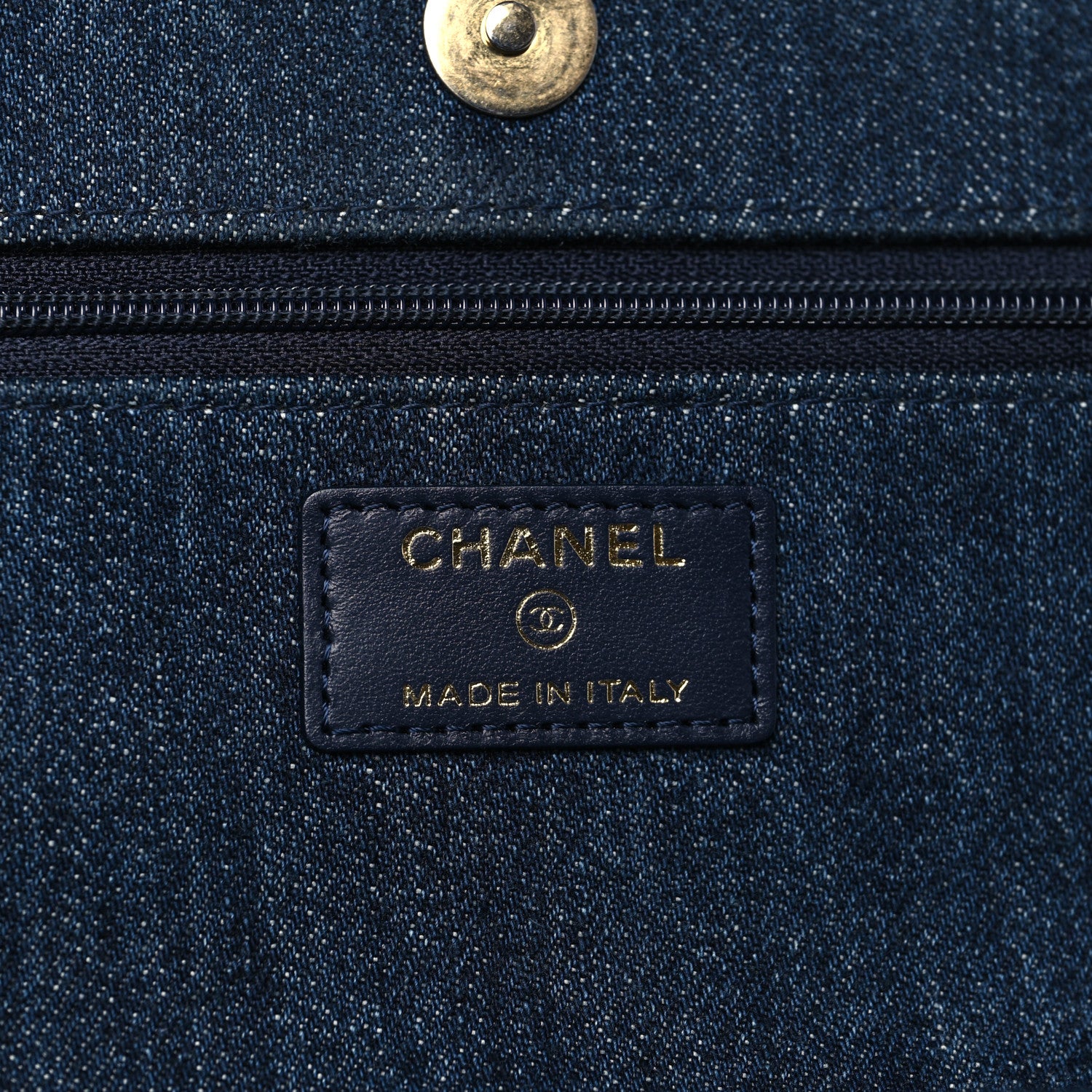 Chanel Denim Quilted Chanel 19 Wallet On Chain WOC Blue 6 of 12
