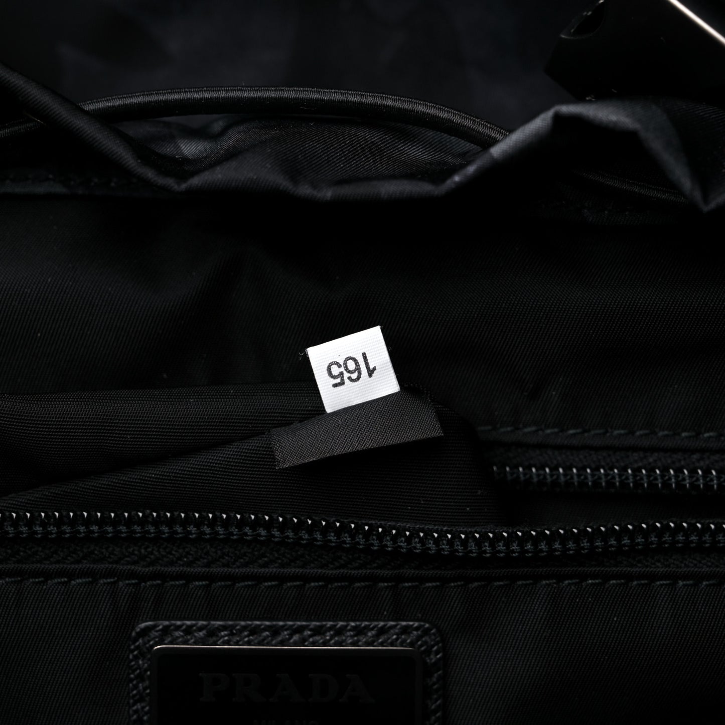 Re-Nylon Saffiano Camouflage Print Logo Double Buckle Backpack Fumo