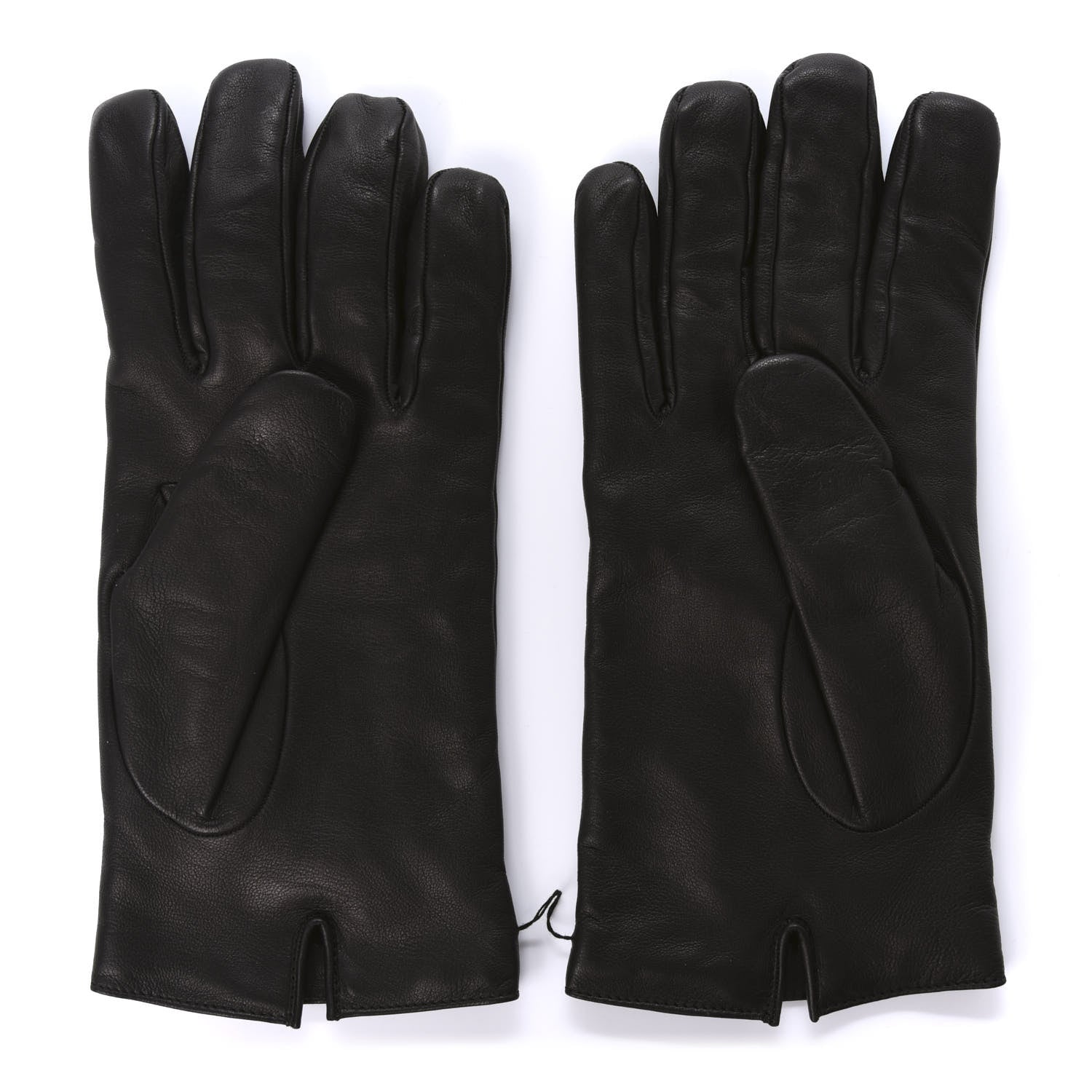 Gucci Nappa Cashmere Snake Embossed Gloves M Black 2 of 5