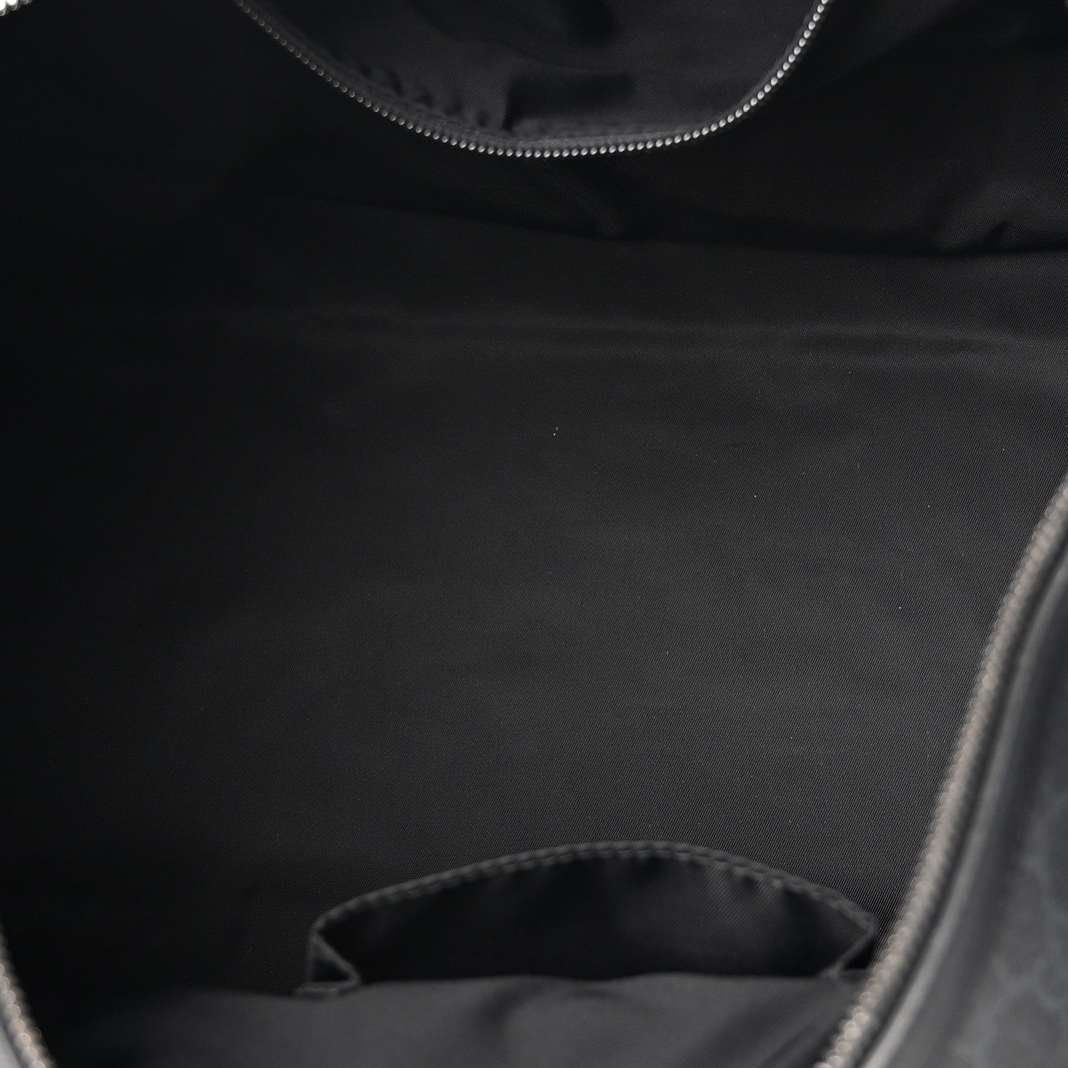 Gucci GG Supreme Monogram Medium Carry-On Duffle Bag Black Grey 4 of 16