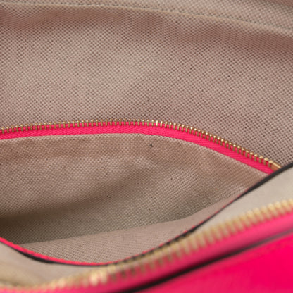 Gucci Canvas Flora Floral Shoulder Bag White Fuchsia Fluo 11 of 13