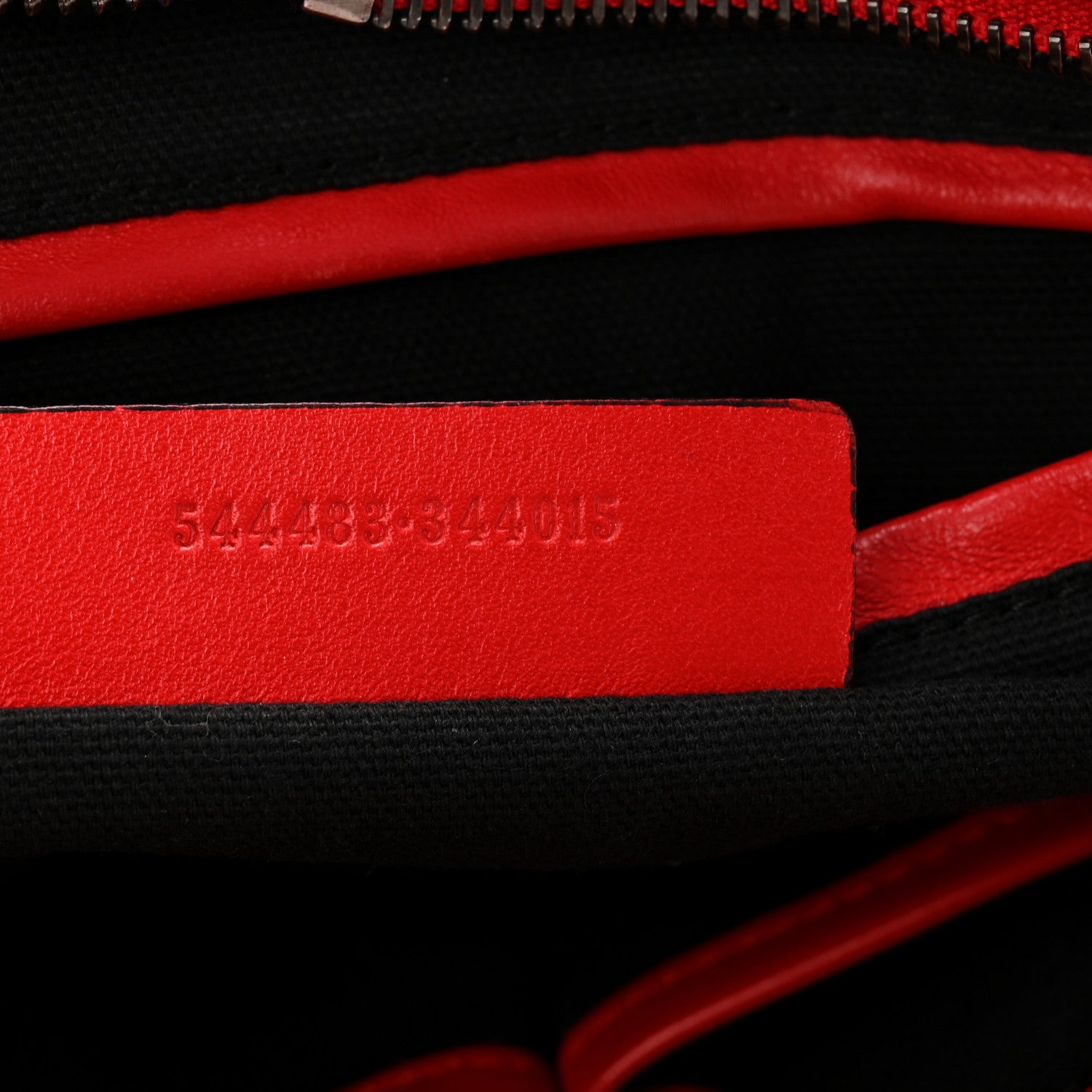 Alexander McQueen Calfskin Small Studded Padlock Zip Around Tote Red 7 of 14