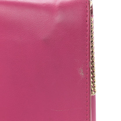 Versace Calfskin Palazzo Chain Evening Bag Pink 11 of 14