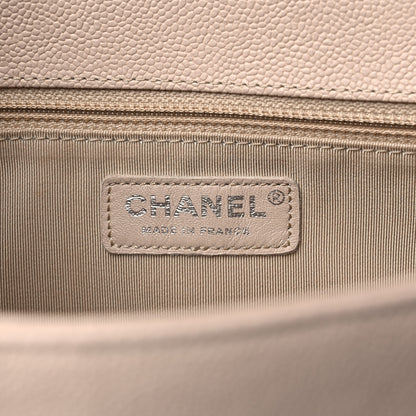 Chanel Caviar Quilted New Medium Boy Flap Beige 6 of 16