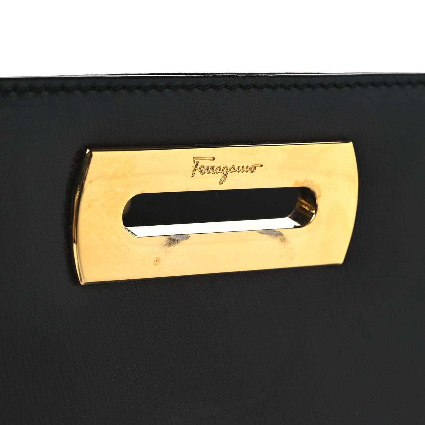 Calfskin Diana Chain Shoulder Bag Black