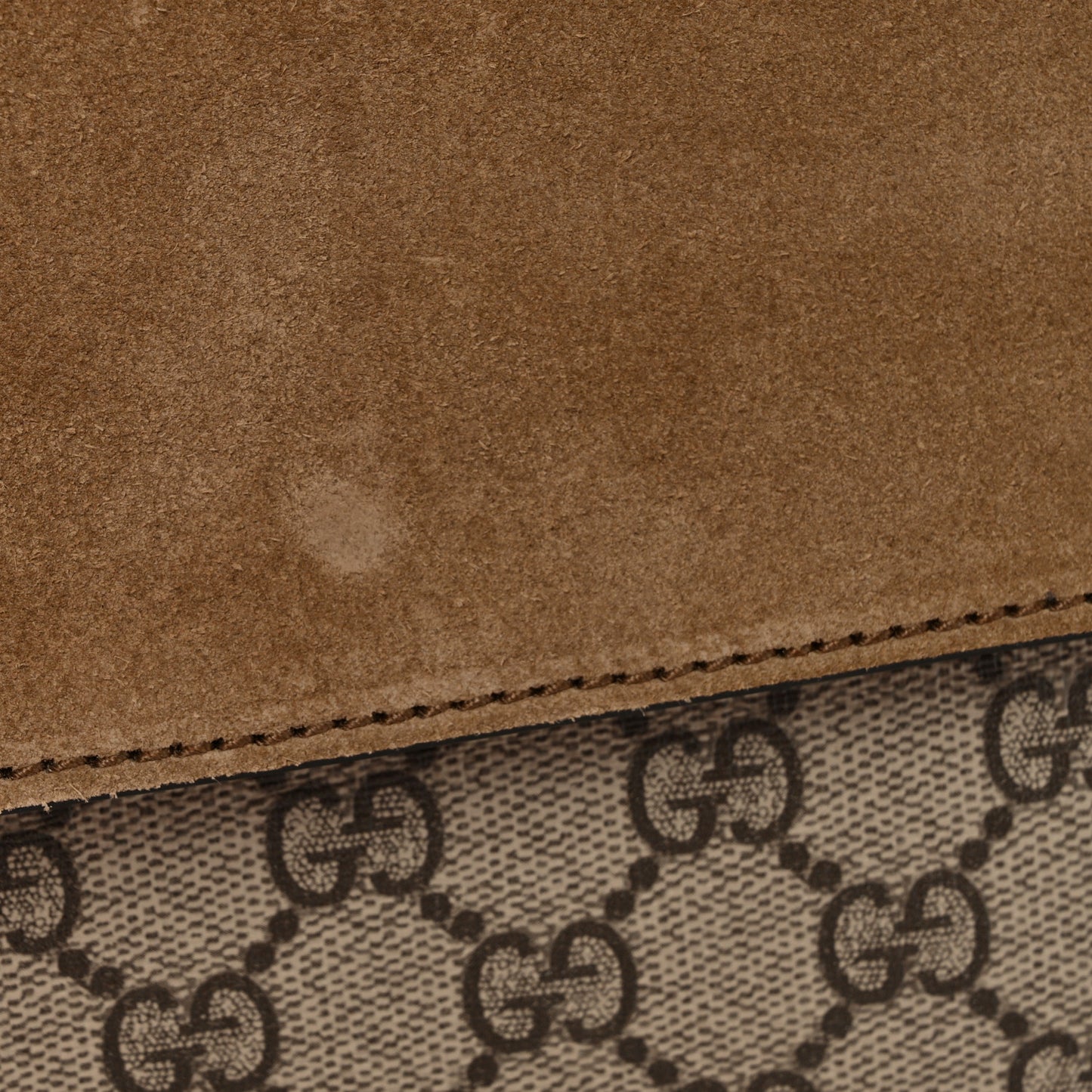 GG Supreme Monogram Small Dionysus Shoulder Bag Taupe