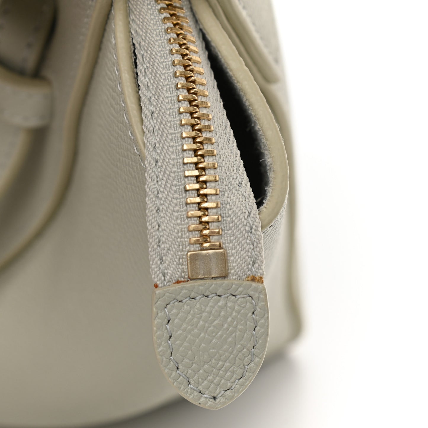 Grained Calfskin Nano Belt Bag Jade