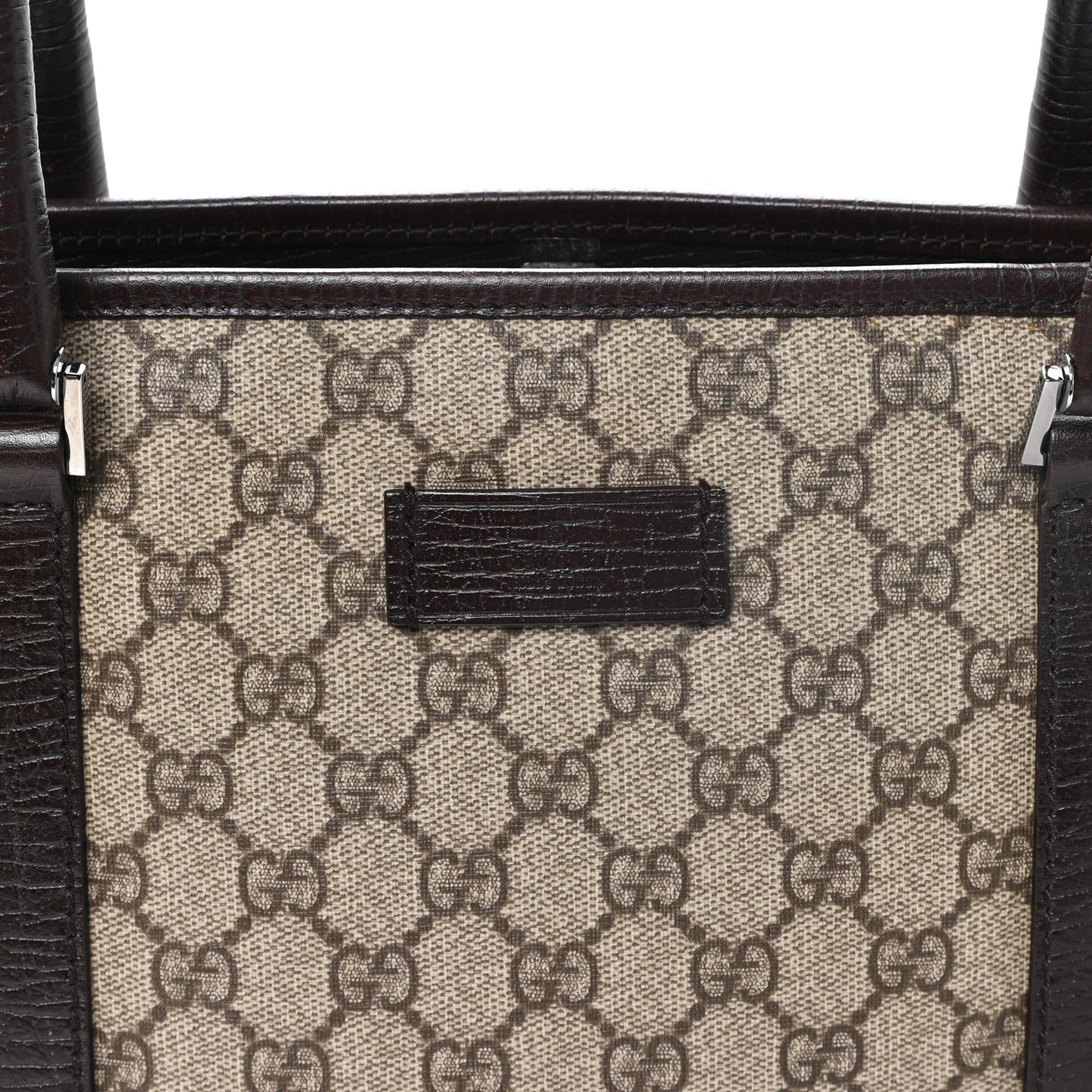 GG Plus Monogram Medium Joy Tote Dark Brown
