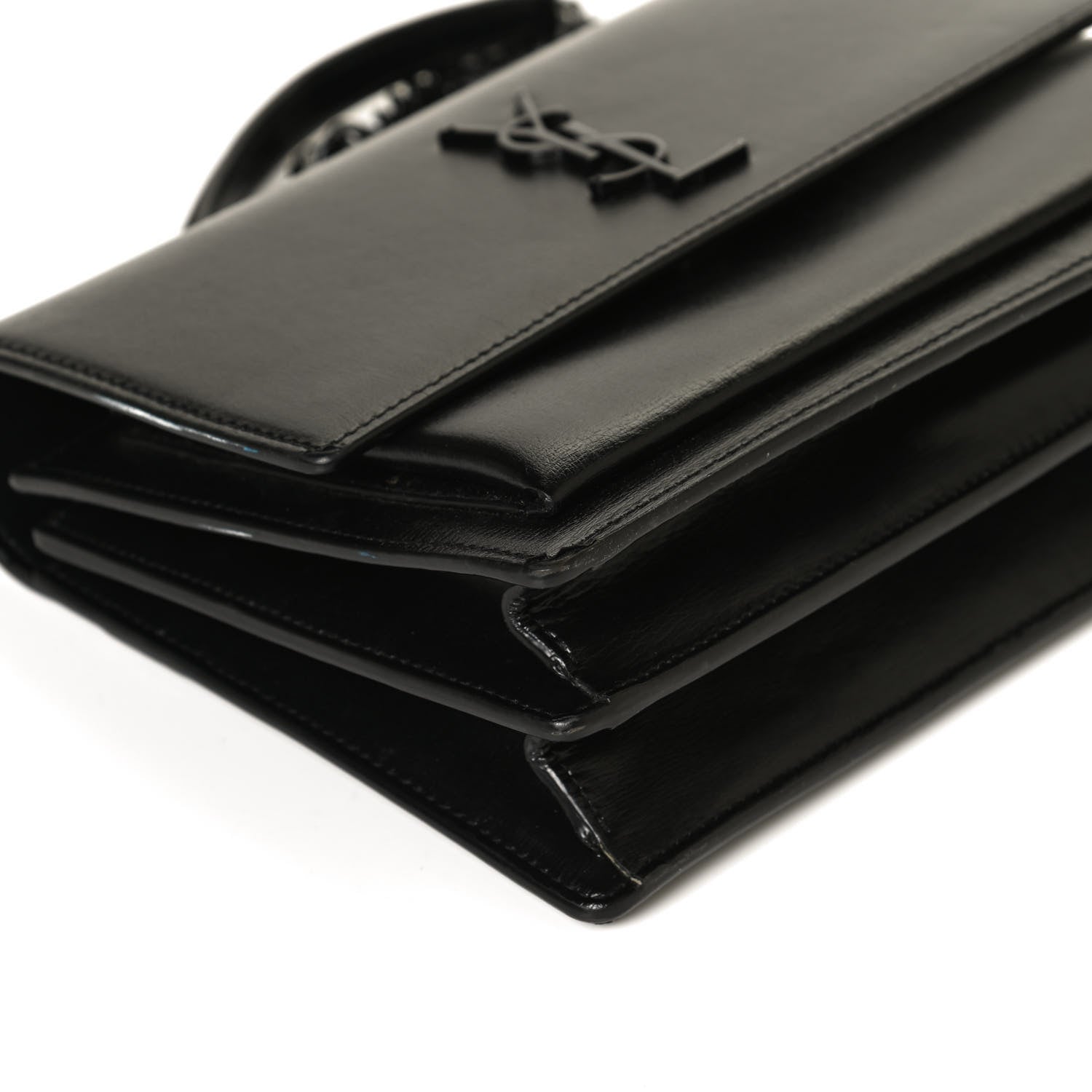 Saint Laurent Calfskin Medium Monogram Sunset Black 11 of 11