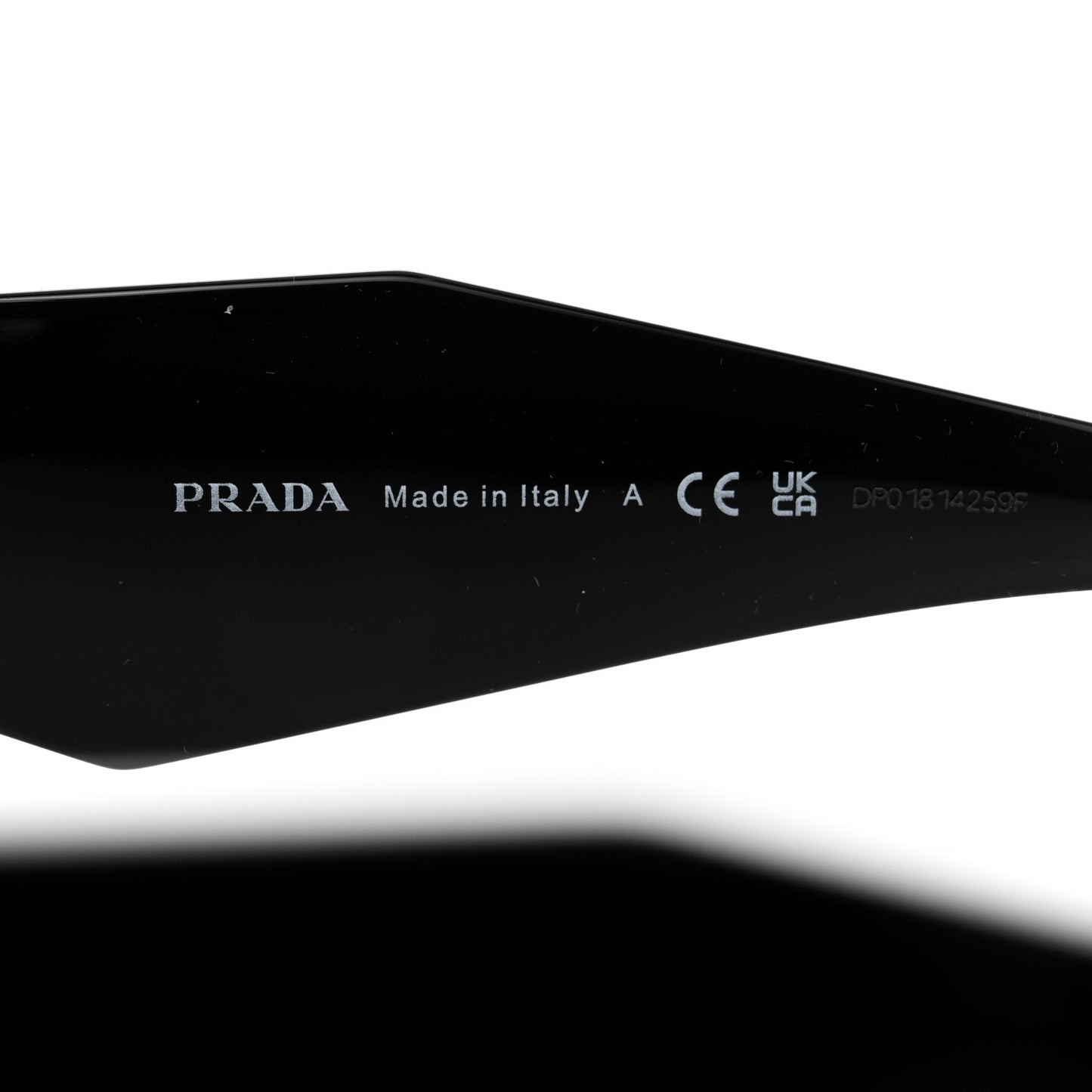 Acetate Symbole Sunglasses SPR 17W Black