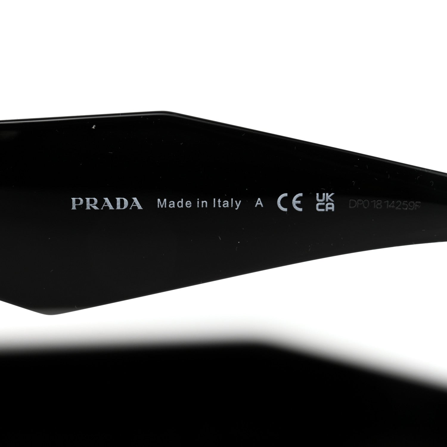 Prada Acetate Symbole Sunglasses SPR 17W Black 6 of 8