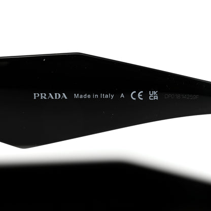 Prada Acetate Symbole Sunglasses SPR 17W Black 6 of 8