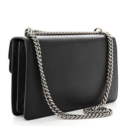 Gucci Pebbled Calfskin Small Dionysus Shoulder Bag Black 3 of 16